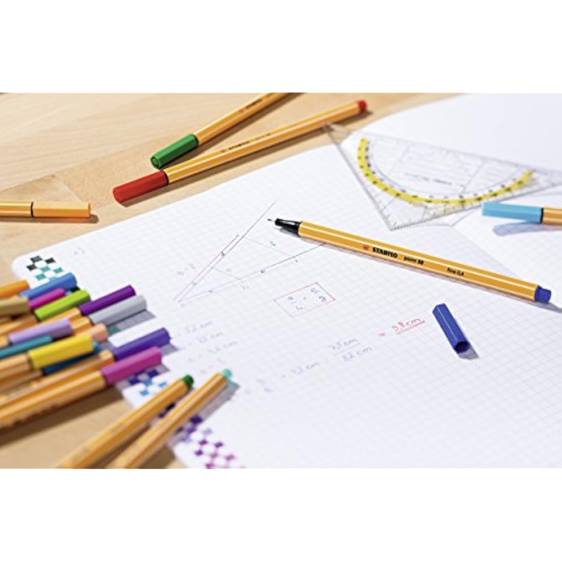 STABILO point 88 - Fineliner - Pack of 18 - Assorted Colours