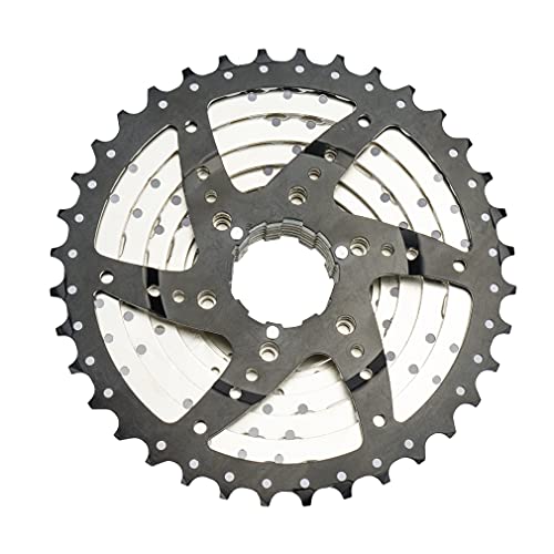 CYSKY 11 Speed Cassette 11-36T Cassette Fit for Mountain Bike, Road Bicycle, MTB, BMX (Light Weight) (11-36T)