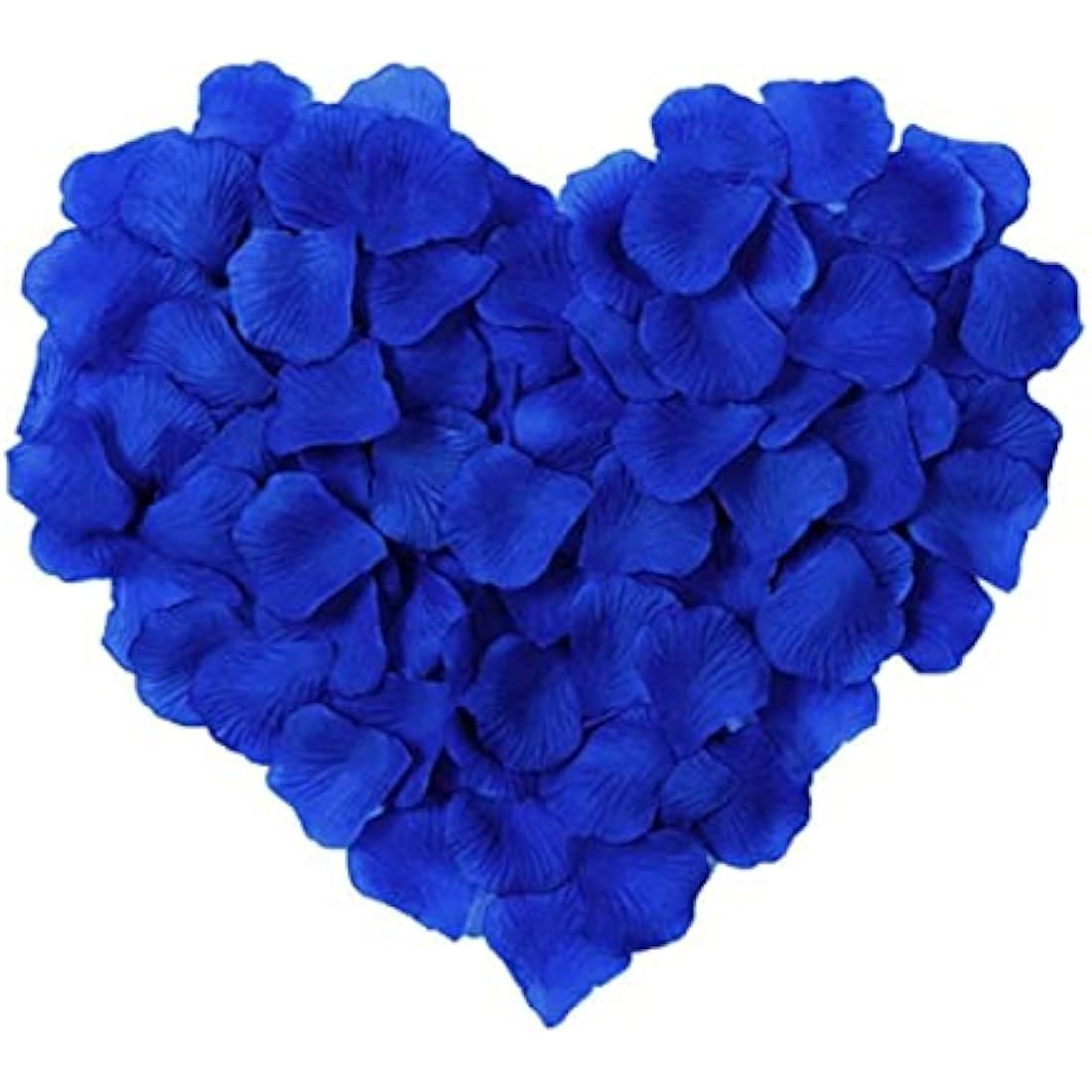 RuiChy 1000pcs Artificial Silk Rose Petals for Wedding Flowers Home Party Romantic Night Anniversary Valentine's Day, Dark Blue