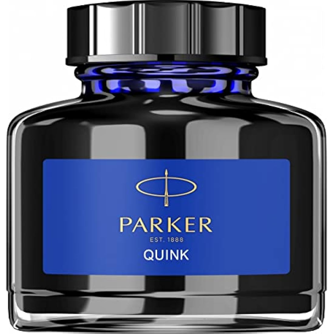 Parker Fountain Pen Ink Bottle | Blue QUINK Ink | 57 ml Fountain Pen Refill