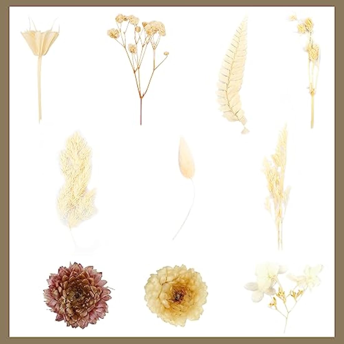 Decorative Artificial Dried Flowers - Natural Everlasting Floral Bundle(Style A)