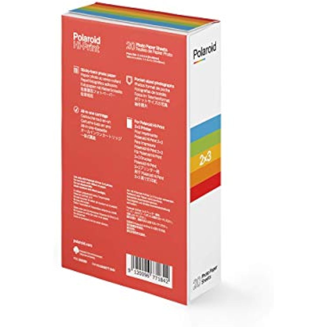 Polaroid Hi-Print Paprt - Triple Pack of 2x3 Paper Cartridge (60 Sheets)