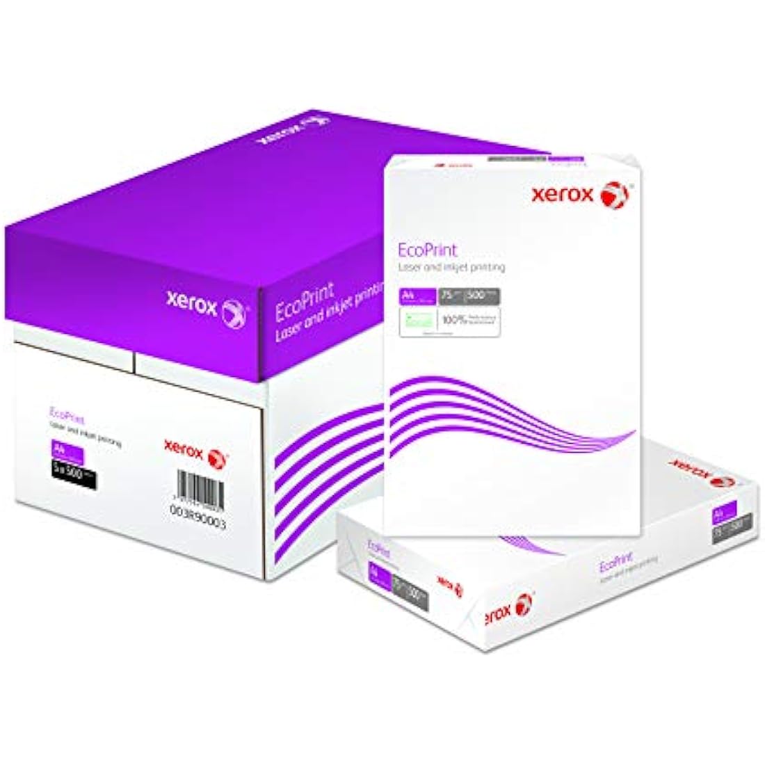 Xerox EcoPrint Multifunction Paper 75 g/m2 A4 50 Reams of 500 Sheets 25,000 Sheets Pack of 10 White
