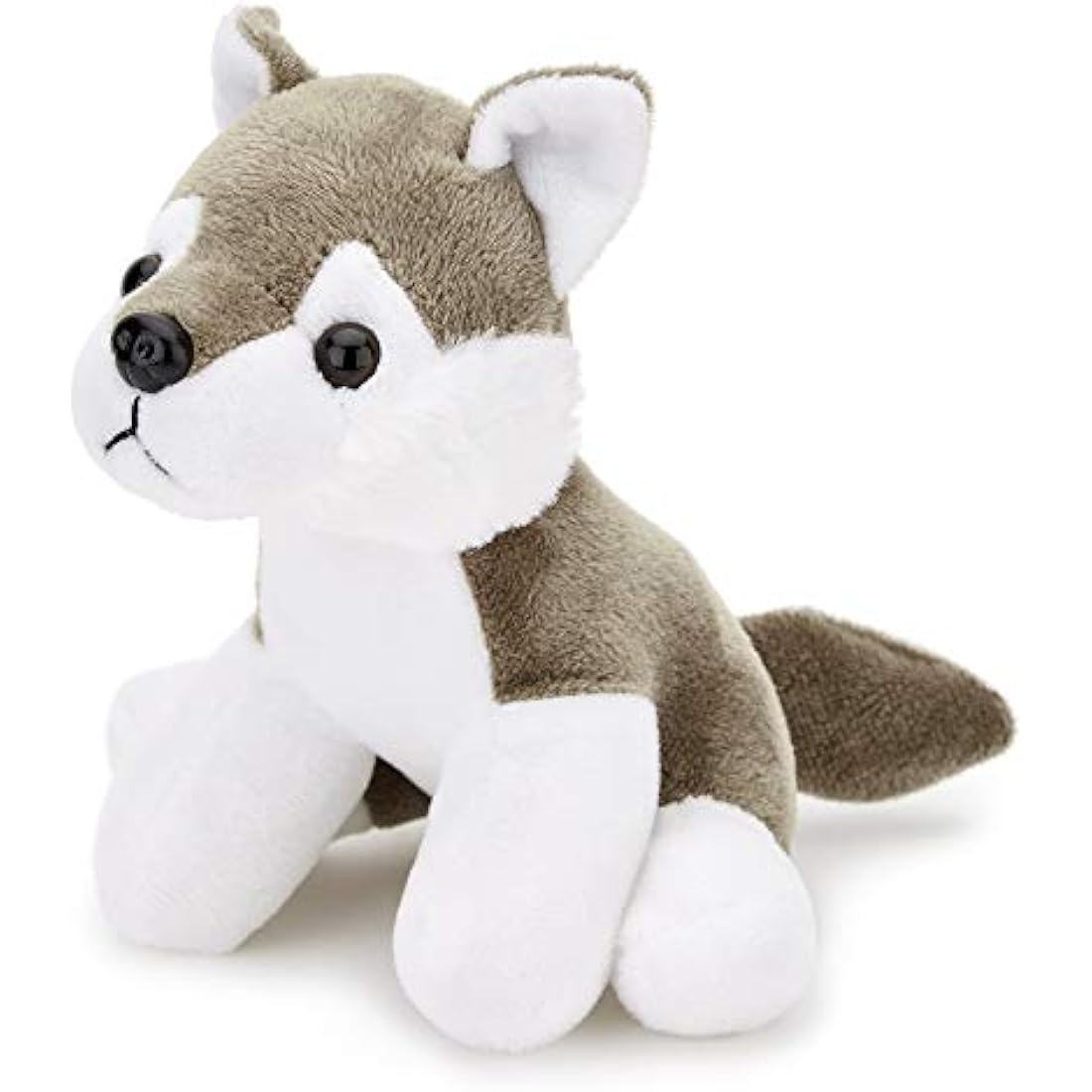 Zappi Co Children's Soft Cuddly Plush Toy Animal - Perfect Perfect Soft Snuggly Playtime Companions for Children (12-15cm /5-6") (Wolf)