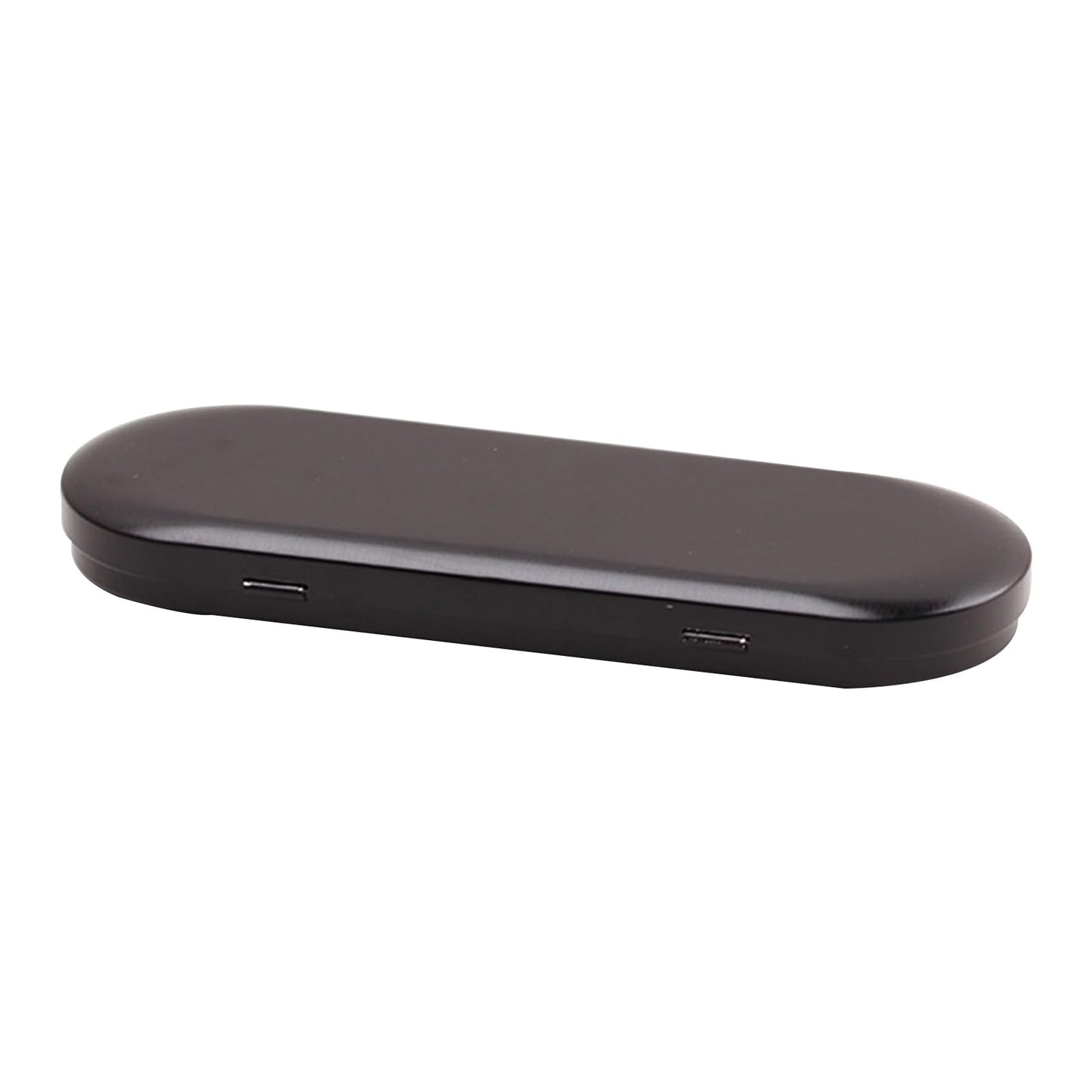 Aoktorkit 1PCS Metal Tin Box Container, 17.5x6x1.8cm Oval Empty Mini Storage Box Portable Storage Container with Lid for Small Items, Red