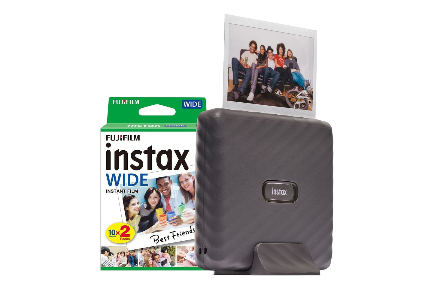 Fujifilm Instax Link Wide Printer - Mocha Grey