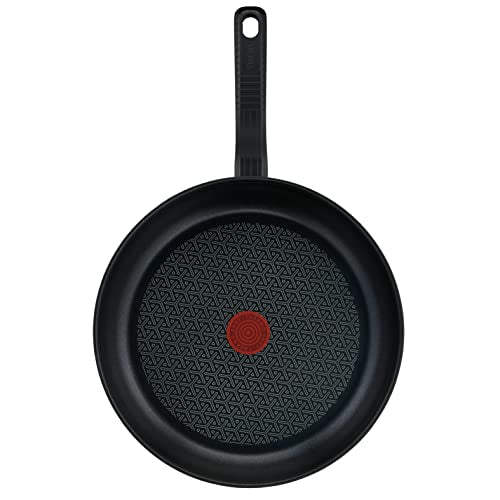 Tefal Comfort Max 24/28cm Stainless Steel Frying Pan Set ? Durable Non-Stick Pan with Thermo-Spot Heat Indicator, Induction Compatible Base,