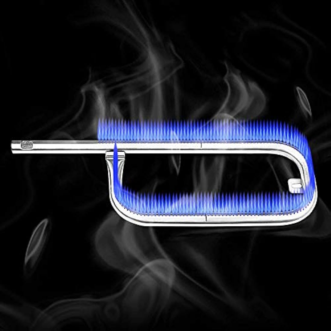 LOKHING 41862 52 CM Grill Burner for Weber Q200, Q220, Q2000 Q2200, 396000, 396001, 396002, 566002, 53060001, 54060001, Grill Burner Tube Pipe Kit Replacement for Weber 69956/60041
