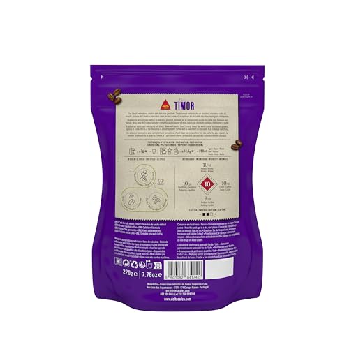 Delta Ground Roasted Coffee from Timor for Espresso Machine or Bag 220g