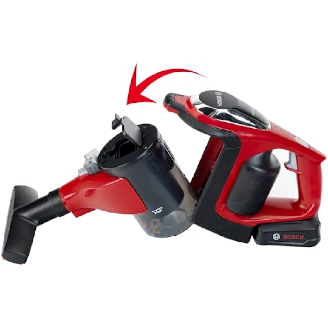 Theo Klein 6808 Bosch Unlimited vacuum cleaner I With suction and sound function I Rotatable and removable floor nozzle I Toys for children aged 3 and over
