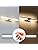 MantoLite LED Bathroom Wall Light with Pull Cord 15.75 Inches Picture Lights for Wall Mirror Lighting Fixtures for Hotel Restaurant Modern Reading Lamps 8W 3000K