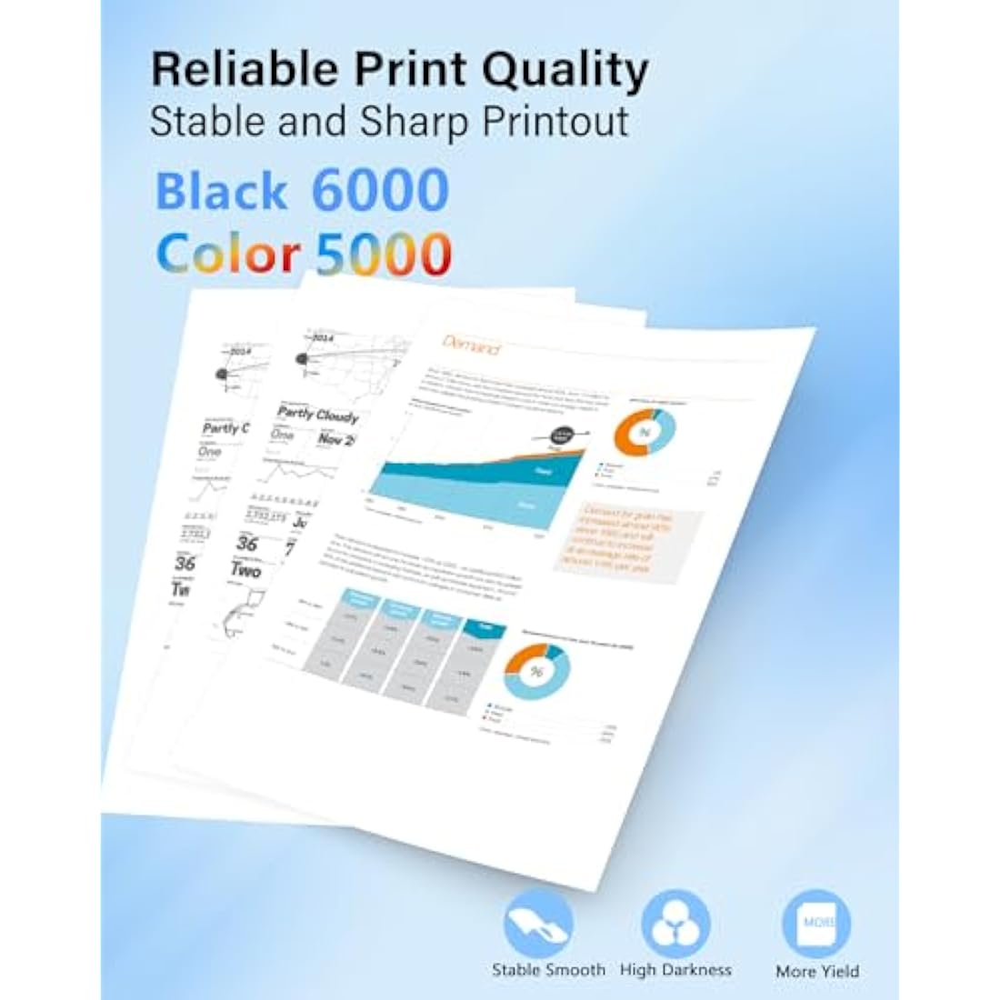 Hookink LC426XL LC 426 XL Ink Cartridge Multipack Compatible for Brother LC-426 LC-426VAL Ink for MFC-J4335DW MFC-J4340DW MFC-J4535DW MFC-J4540DW Printers (1 Black 1 Cyan 1 Magenta 1 Yellow)