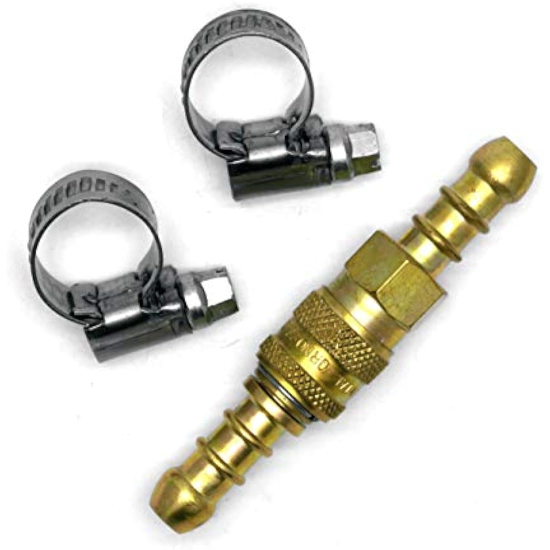 continental/1stserie Inline Quick Release Fitting Coupling for 8mm propane/butane gas + 2 Clips