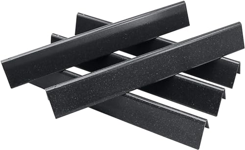 Denmay 44.5 cm Flavorizer Bars for Weber Genesis E310 E320 E330 S310 S320 S330 Grills with Front Controls, Porcelain Steel Heat Plates Burner Cover