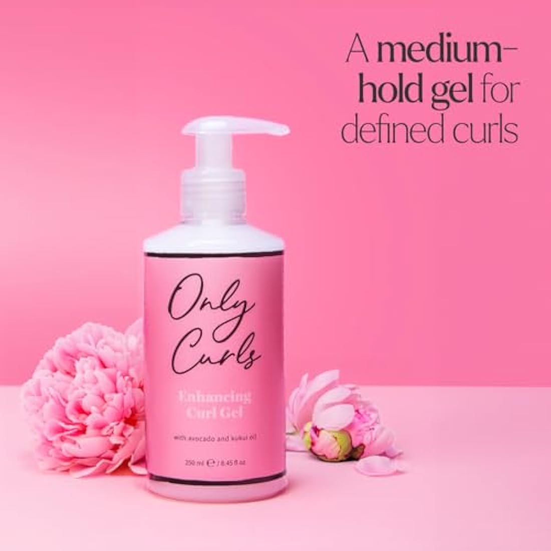 Only Curls Styling Bundle, 250ml x2, Curly Hair Products, Curl Cream & Enhancing Curl Gel, Curl Defining Set, Frizz-Free, Sulphate-Free, For All Curly Hair Types