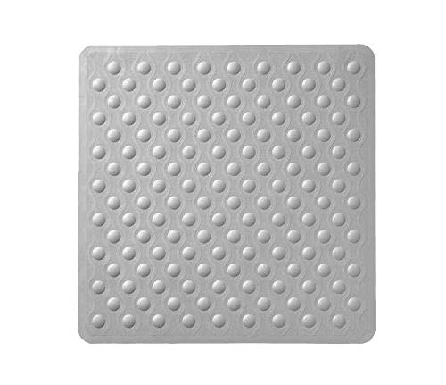 aztex Anti-Fungal Non-Slip Shower or Bath Mat with Bubbles and Suction Cups, Slip Resistant Shower Tread, Kids Bath Mat, Made From Rubber Vinyl -