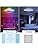 BLNAN RGB Ceiling Light with Remote, 12 Inch 24W Dimmable Led Flush Mount Ceiling Light Fixture 3000K-6500K Modern Square White Panel Lamp for Bedroom Kidroom Bathroom Party Festival