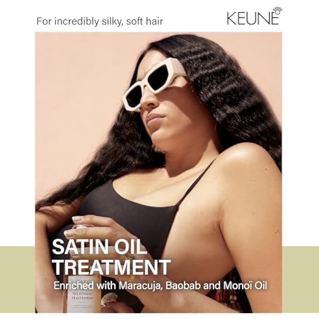 Keune Care Line Satin Oil Treatment - Illuminating Oil For Dull Hair 95 Ml