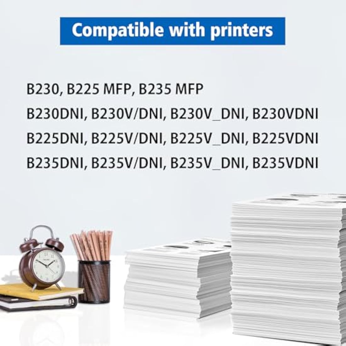 ASEKER B230 B225 B235 Toner Cartridge 006R04400 Remanufactured with New Chip for Xerox B230dni B225dni B235dni Printers High Capacity 3000 Pages Replace 006R04499