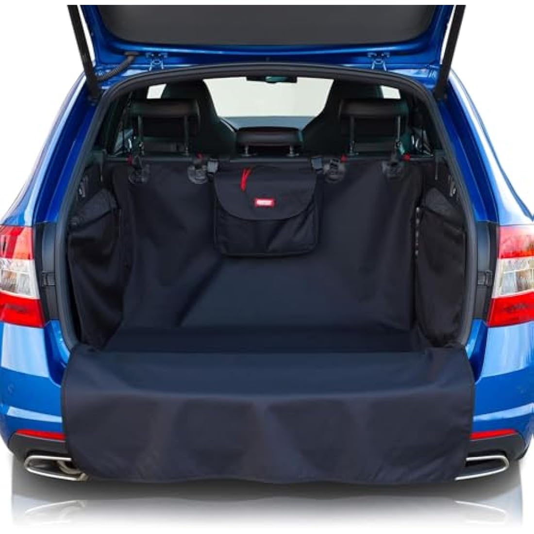 BARTSTR Car Boot Protector Dog 200 x 110 cm, Universal for Estate Boot Protective Mat, Water-Repellent and Bumper Protection, Plus Shoulder Bag