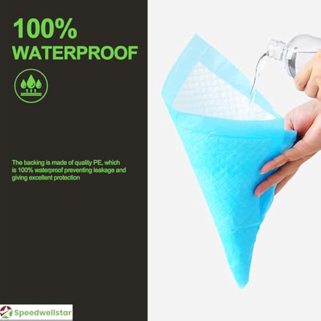 Speedwellstar Extra Large Dog Toilet Training Pads - Super Absorbent Pet Incontinence 150x80cm 2300ml Capacity, Pack of 20