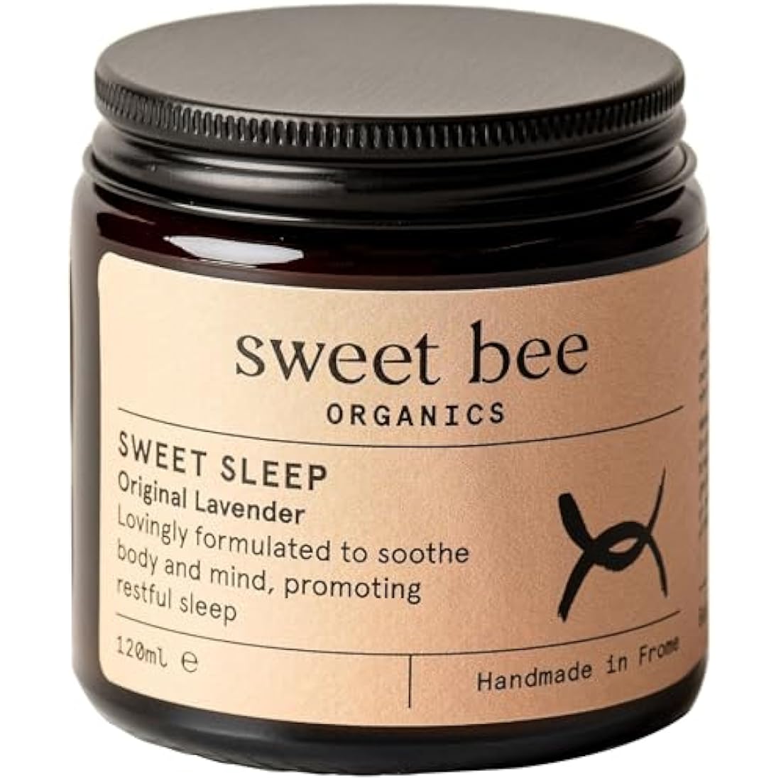 Sweet Bee Magnesium Butter - Soothing Magnesium for Sleep & Relaxation with Shea Butter - Moisturizing Magnesium Balm for Muscle Recovery - Nourishing Magnesium Cream for Sleep - Lavender 120ml