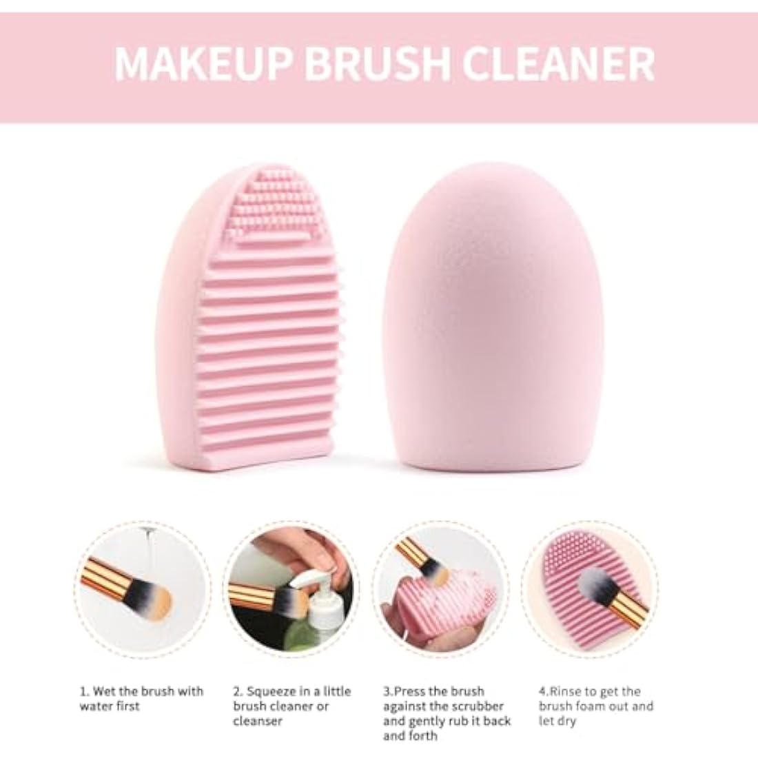 MAANGE Makeup Brushes 54 Pcs Makeup Tool Set, Multi-functional Make up Brushes Set for Foundation Eye Shadow Powder Concealers (Pink, 54 Pcs)