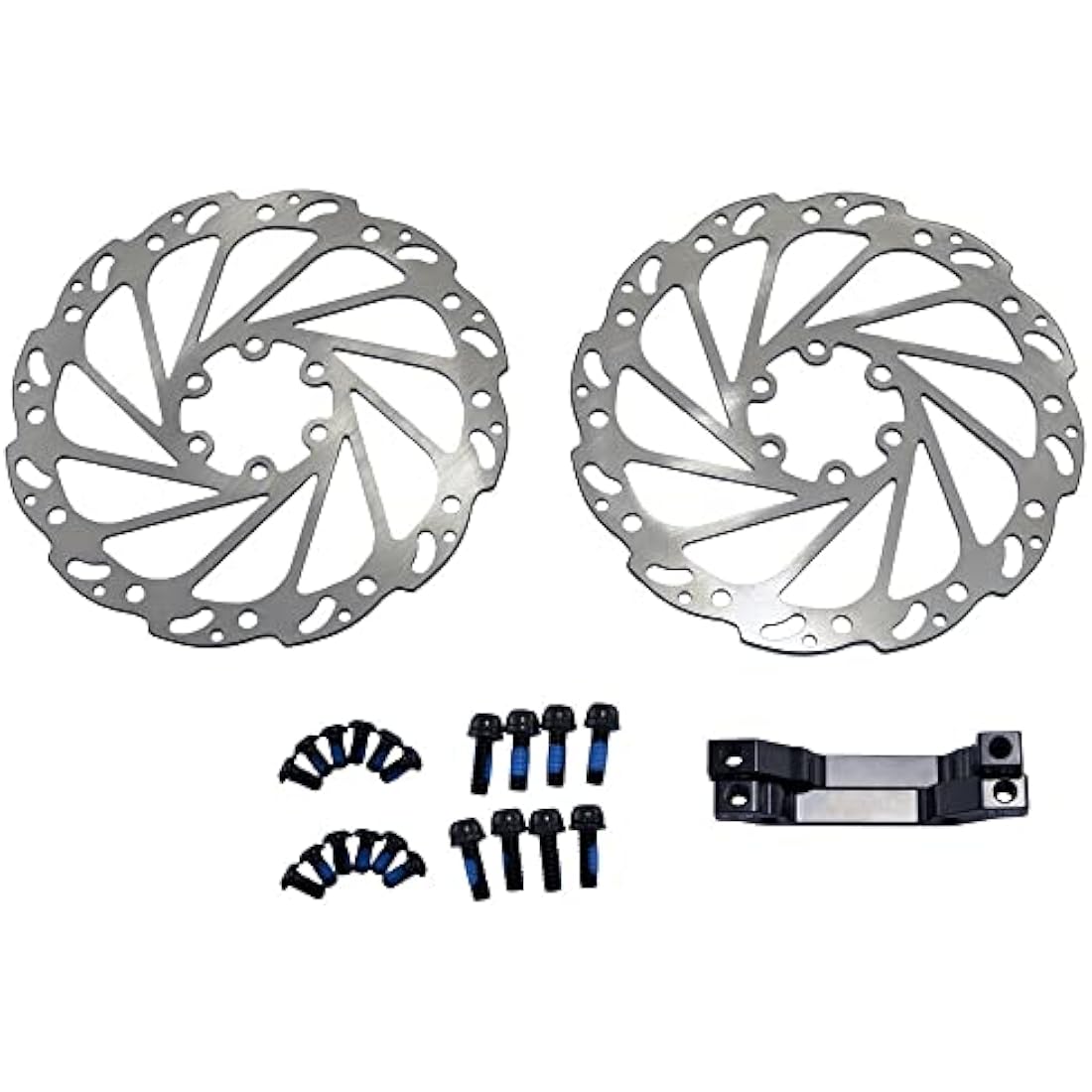 Juin Tech M1 Hydraulic MTB E-Bike Disc Brake Set 160mm with Rotor, Front and Rear, Black, JT1948