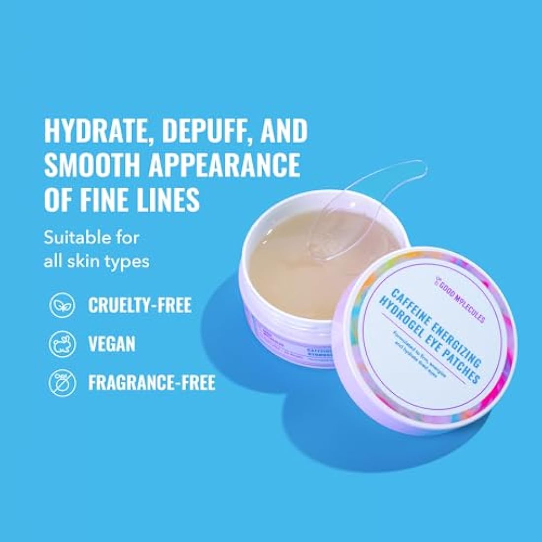 Good Molecules Caffeine Energizing Hydrogel Eye Patches 30 Pairs