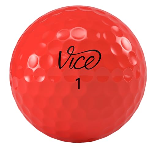 Vice Golf Pro Soft Red Golf Balls