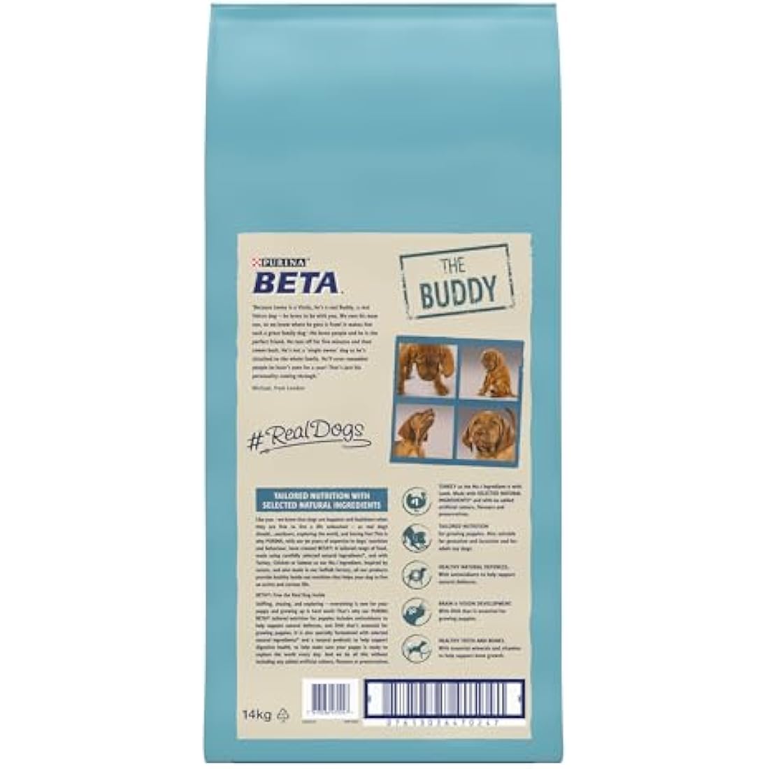 BETA Puppy Turkey and Lamb Dry Dog Food 14kg