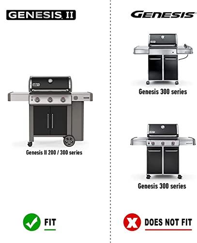onlyfire BRK-6034 Stainless Steel Grill Rotisserie Kit Fits for Weber Genesis II 200/300 series & Genesis II LX 200/300 series gas grills