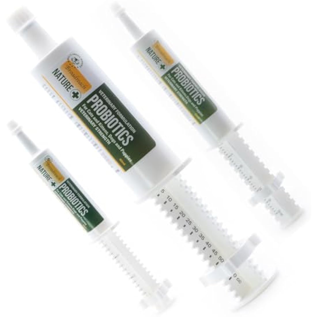 PROBIOTICS FOR DOGS AND CATS - AWARD WINNING PRODUCT - ADVANCED FORMULA - 60ml - to support sensitive or over- reactive digestion - Natural Ingredients - using Bentonite Clay - in a calibrated syringe