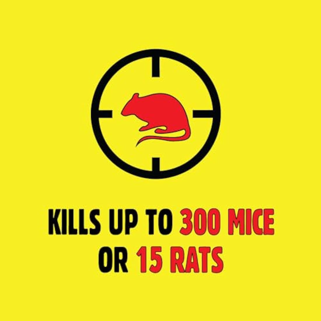 The Big Cheese All-Weather Block Bait - 10g x 30 Kills Mice and Rats Damp-Proof, Weather-Resistant, Blue Difenacoum