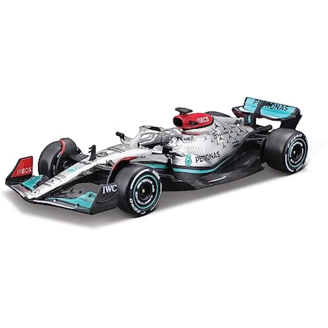 Bburago Formula 1 MB W13 E PERFORMANCE F1 (2022) HAMILTON 1:43 Scale Die-Cast Collectible Race Car