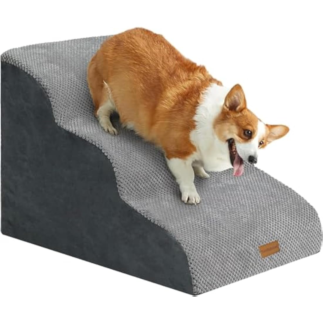 Trhillsbrad Dog Stairs for Small Dogs and Cats - 3-Step Non-Slip Stable Indoor Steps - 40x60x40cm