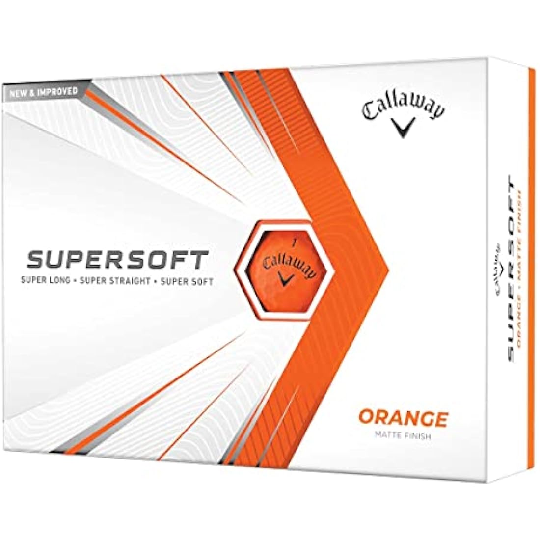 Callaway Golf Supersoft Golf Balls 2021 (Pack of 12-balls)