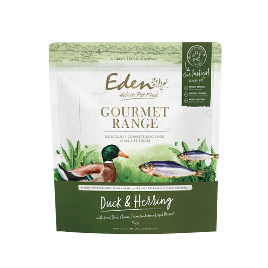 Gourmet Range Duck & Herring 2kg - Eden Holistic Pet Foods