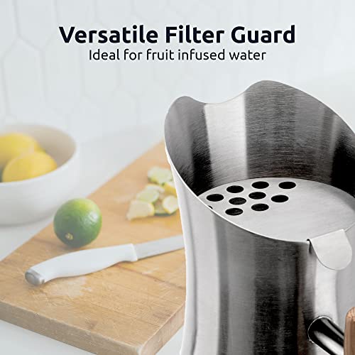 Invigorated Living Alkaline Water Filter Jug - Purifies and Enhances pH - Includes Long Life Filter - Ionized Alkaline Water - Glass Water Filter Jug - Glass Water Filter - 64oz