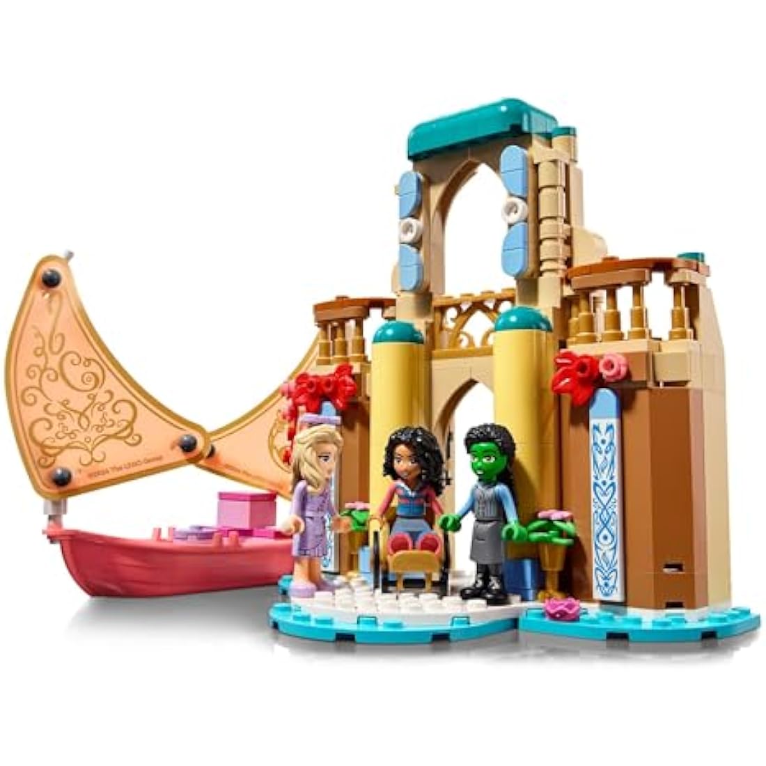 LEGO Wicked Glinda, Elphaba & Nessarose at Shiz University - Building Toy with a Boat, 3 Mini doll Figures and Fun Accessories - Gift for 7+ Year Old Girls & Movie Fans - 75681