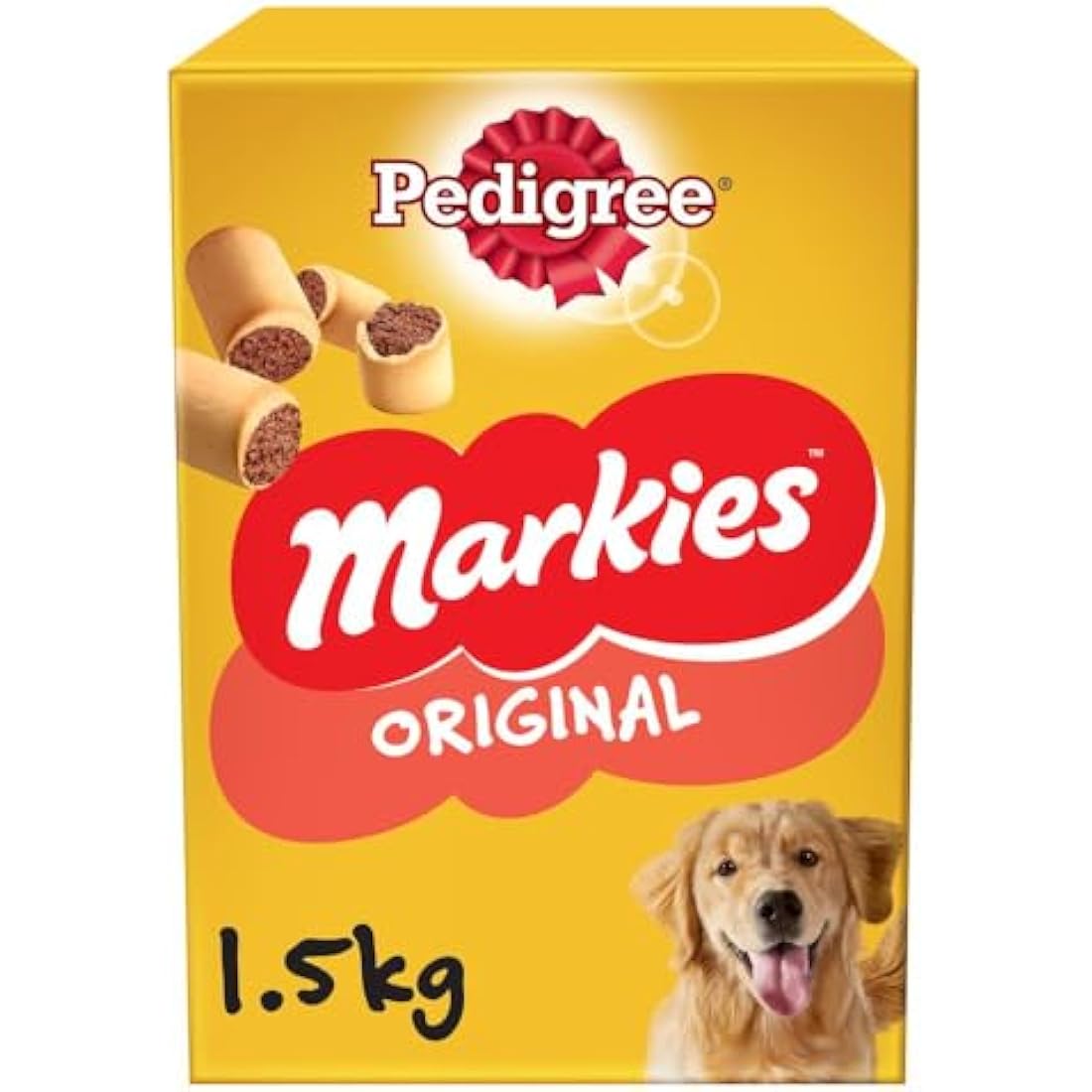 Pedigree Markies Original - Dog Treats - Biscuit Dog Treats with Marrowbone - 5 x 1.5 kg