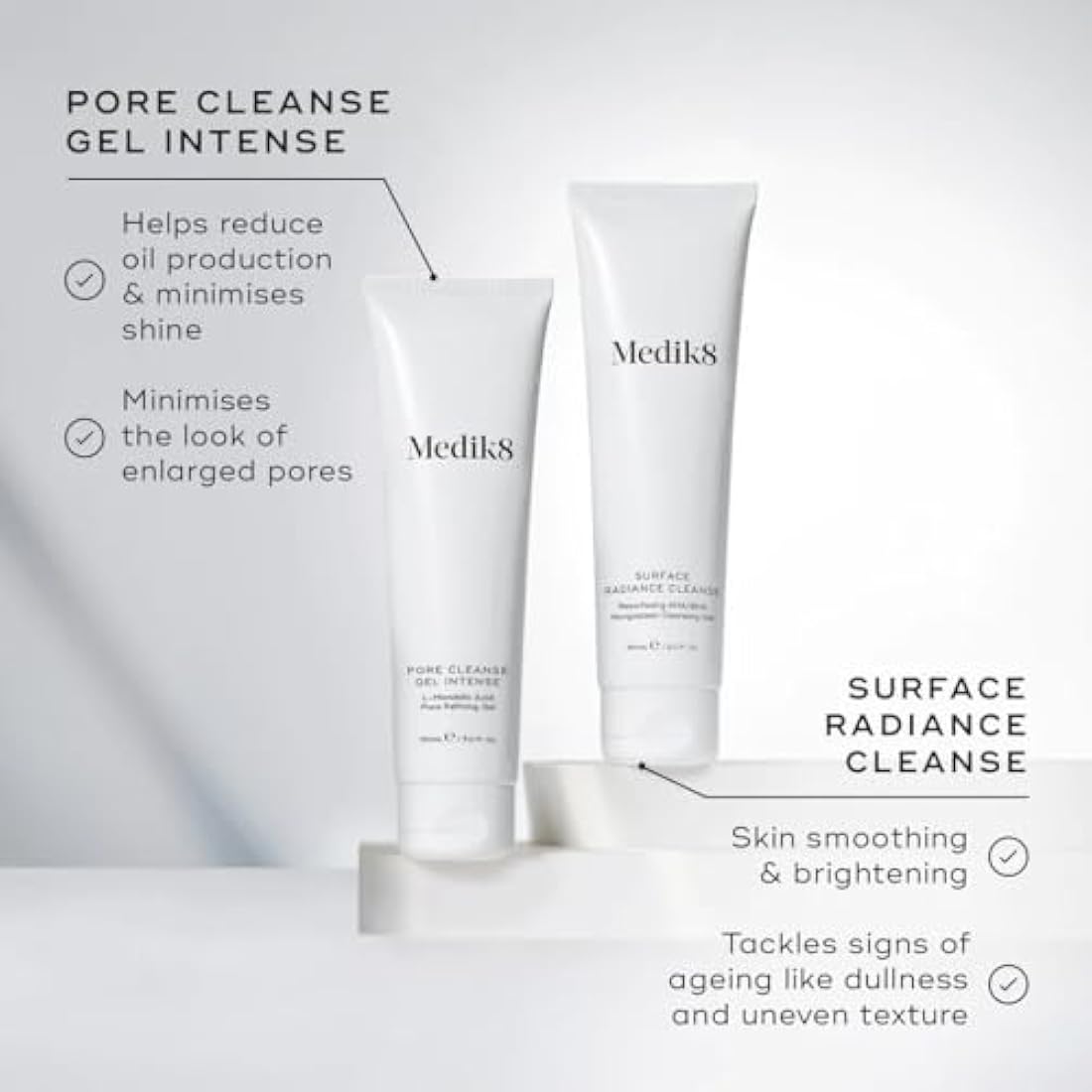 Medik8 Surface Radiance Cleanse Resurfacing AHA/BHA Mangosteen Cleansing Gel 150ml