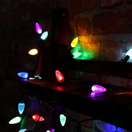 Christmas Concepts 200 Multi Colour Pinecone Lights with Twinkling Effect - Christmas Lights
