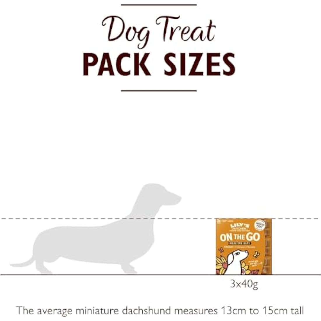 Lily's Kitchen Made with Natural Ingredients Chicken On the Go Bars Multipack for Dogs 3x(2pk 40g)