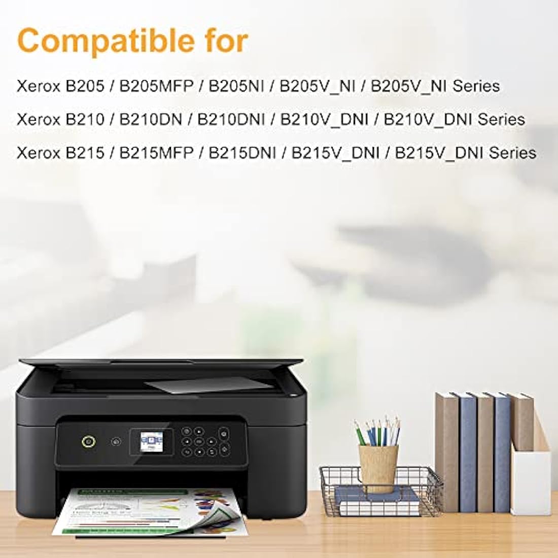 LeciRoba B205 B210 B215 (3000 pages) Replacement for Xerox 106R04347 106R04346 Toner Cartridge, Use with Xerox B205 B205MFP B205NI B210 B210DNI B215 B215MFP B215DNI (2-Black)