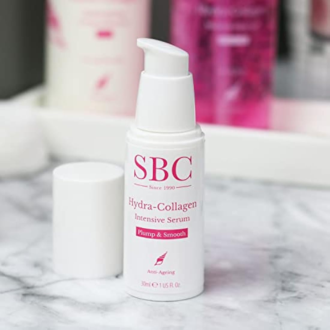 SBC Skincare Hydra-Collagen Intensive Serum - 30ml | Anti-Ageing Serum | Intensive Serum For Mature, Sensitive Or Dry Skin | Gluten Free