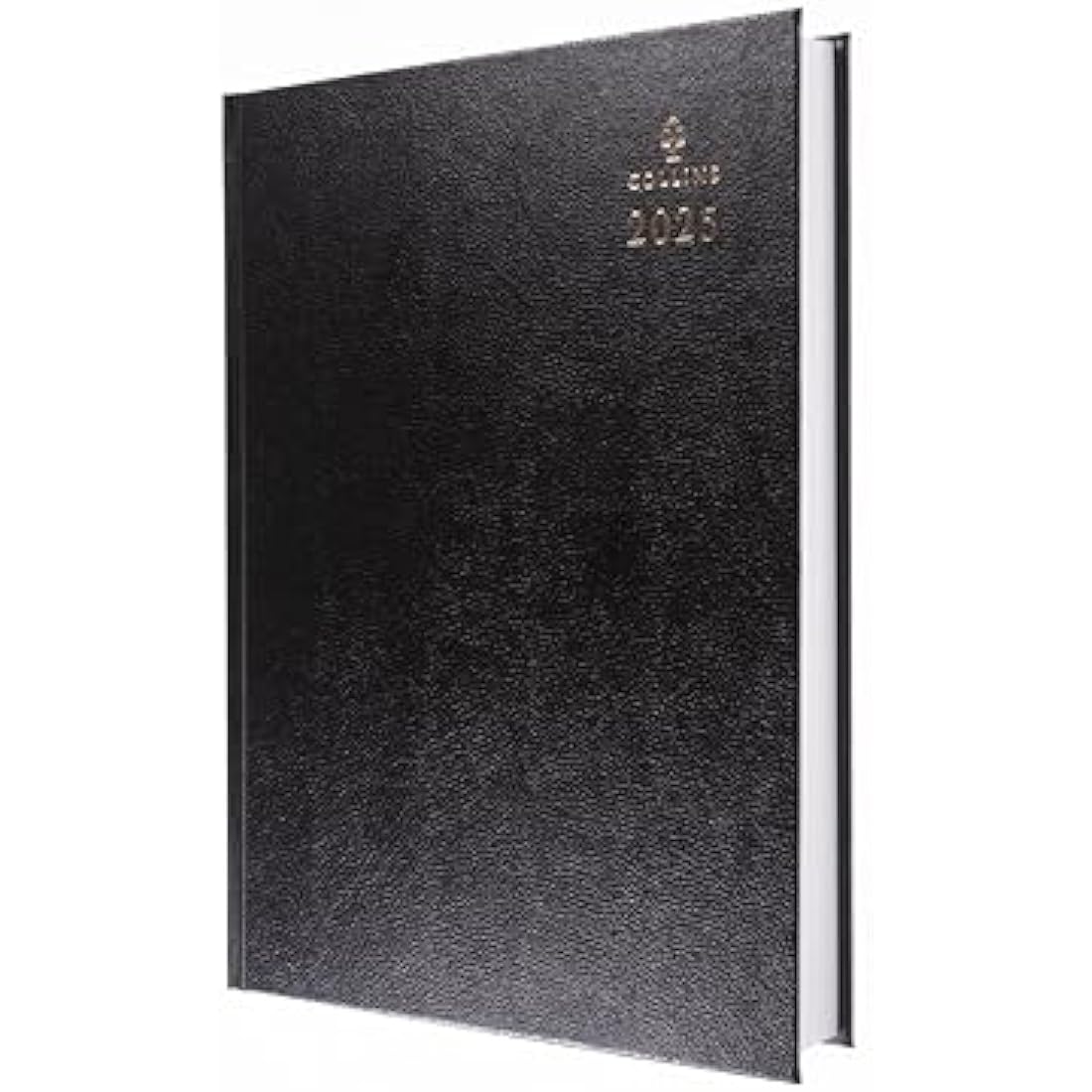 Collins Standard Desk 2025 Diary for Professionals - A4 Two Pages to a Day Business Diary - Black - (47.99-25) - Premium Business Planner with Hardback Leathergrain Covers