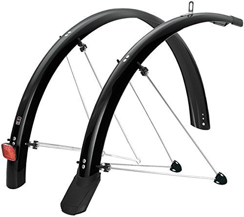 SKS Unisex Chromoplastics Set Mudguard, Black, 55mm 26 UK