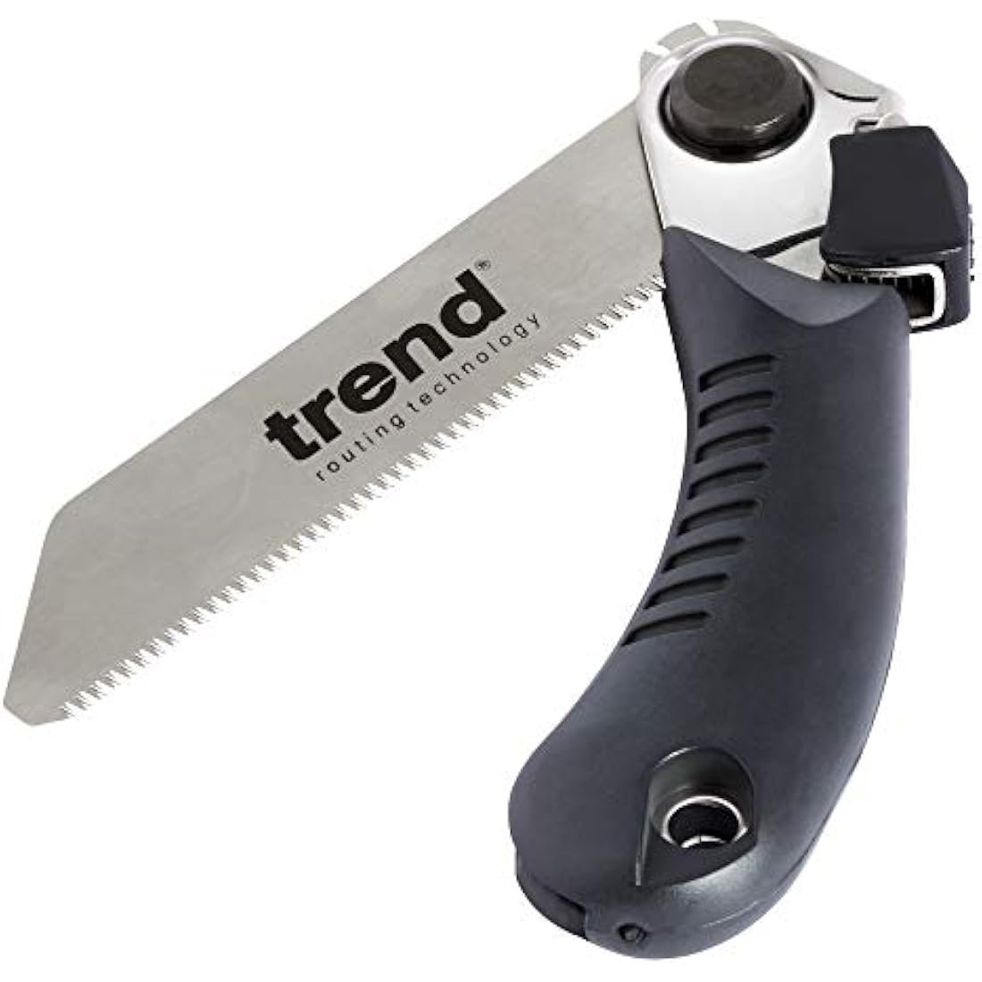 Trend Folding Flush Saw, 120mm Carbon Steel Blade, Flush Cut Trimming for Dowels & Joints, FFS/120