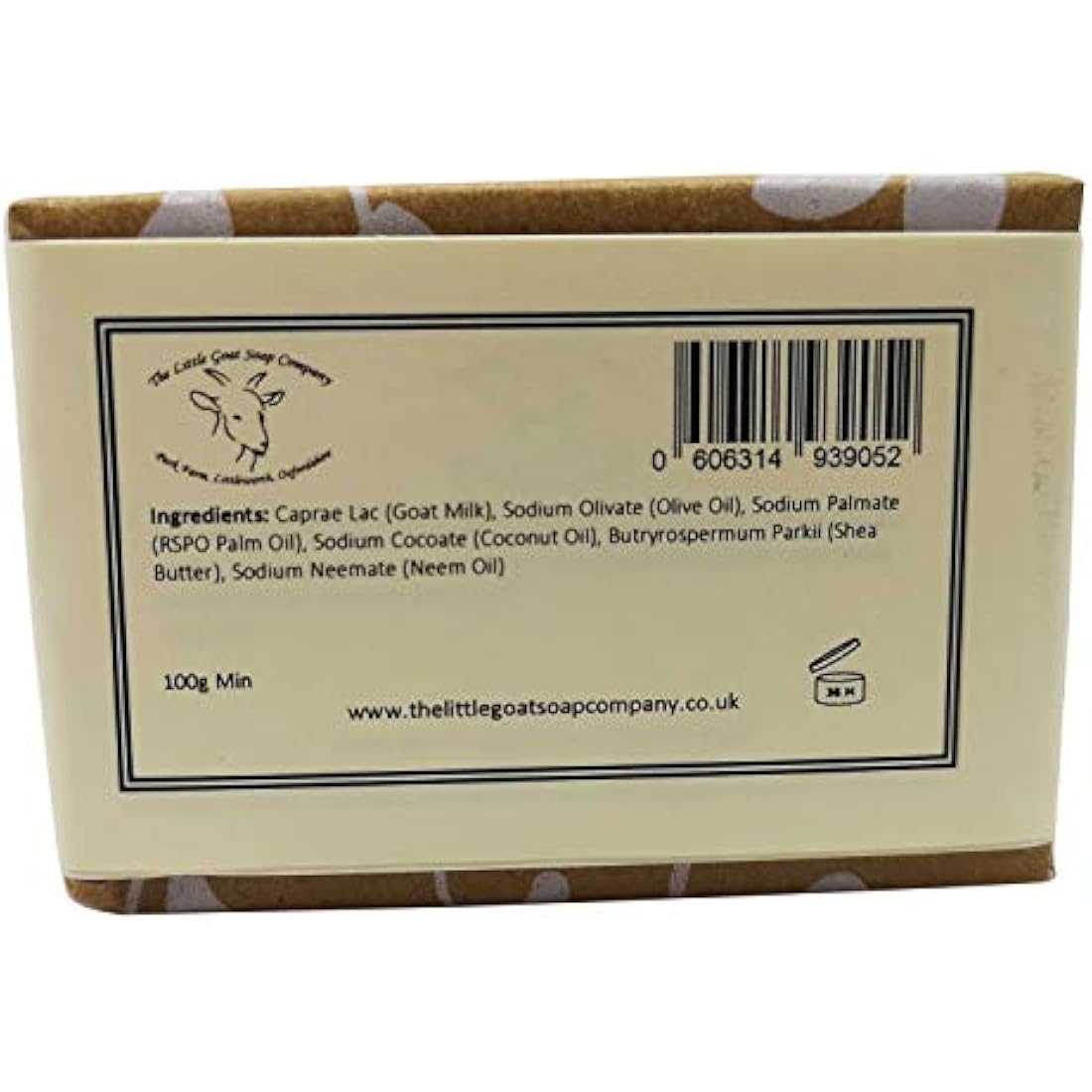 the Little Goat Soap Company Neem Goats Milk Soap 4 X 100g, N4
